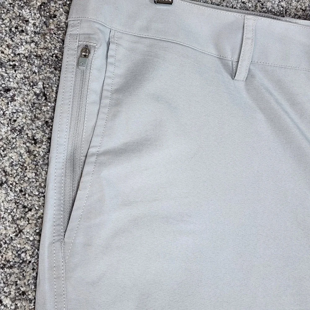 Tasc Performance Motion Shorts Mens 36 Tailored Fit Bamboo Blend Gray Excellent